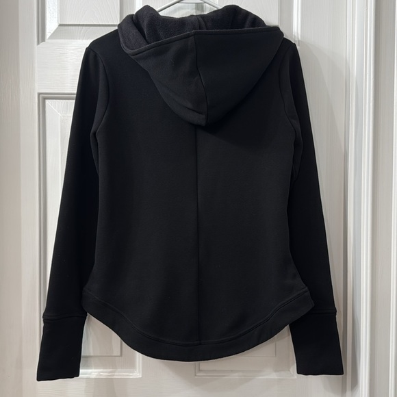 Athleta Easy Cozy Karma Asym Hooded Jacket Size Small - Picture 7 of 10